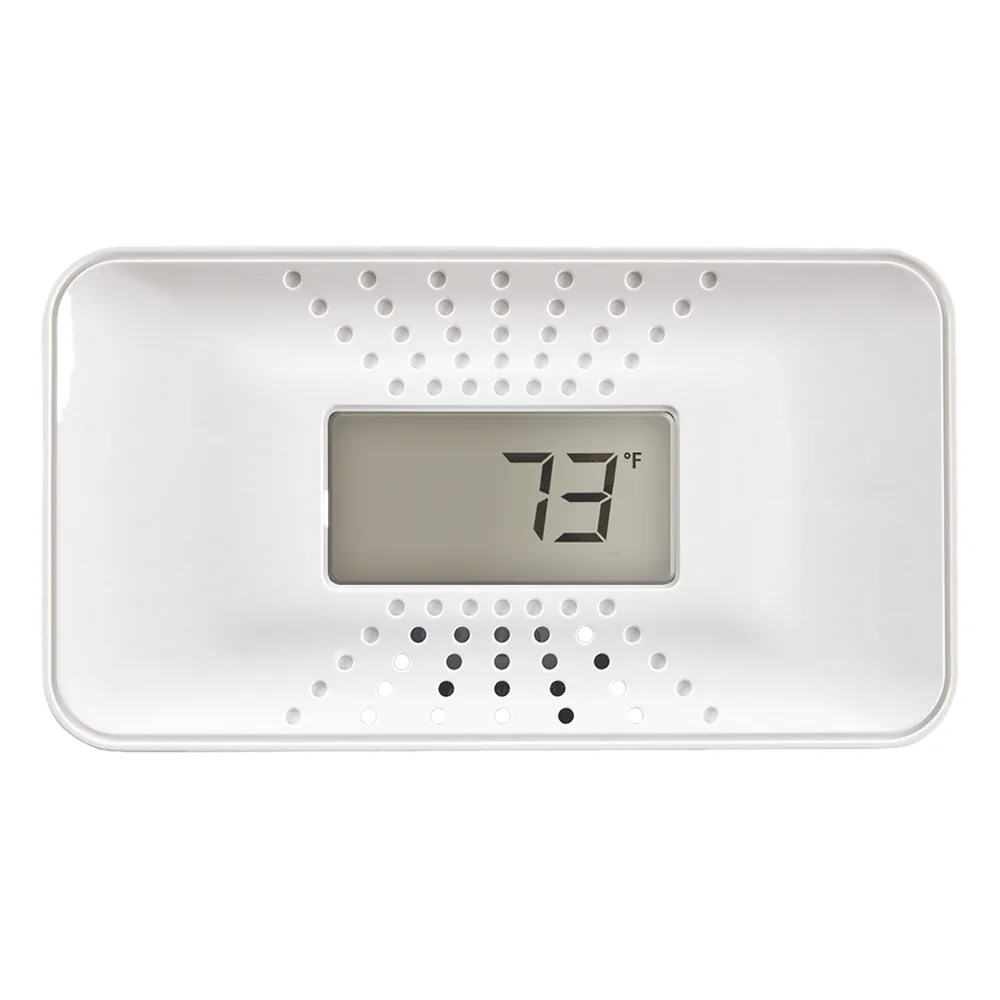 Alarma de monóxido de carbono (CO) con batería de 10 años y display digital de temperatura