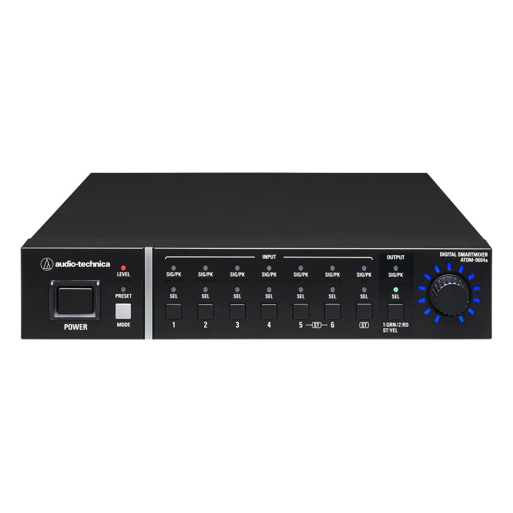 MEZCLADOR DIGITAL AUTOMÁTICO SMARTMIXER DE 6 CANALES CON CANCELACIÓN DE ECO.