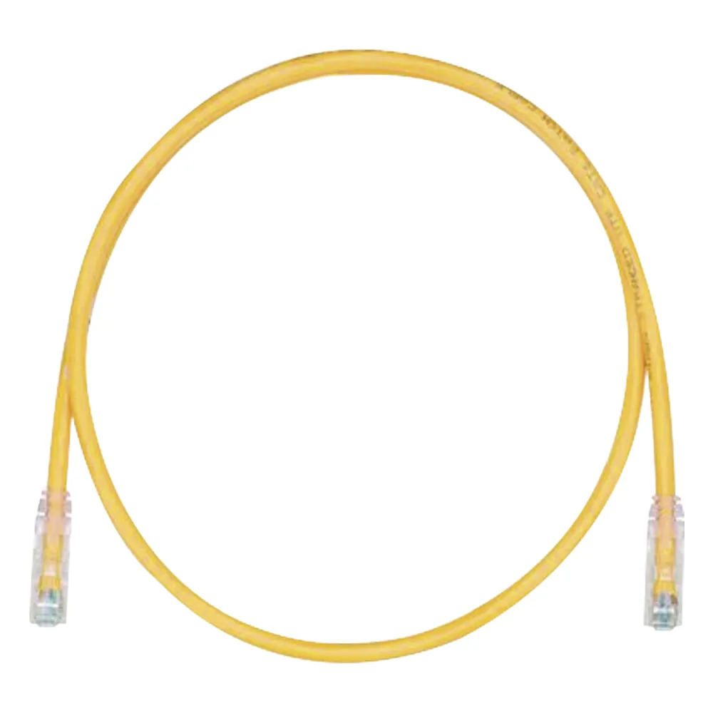 Cable de Parcheo TX6, UTP Cat6, 24 AWG, CM, Color Amarillo, 9.14 Metros (30 Pies)