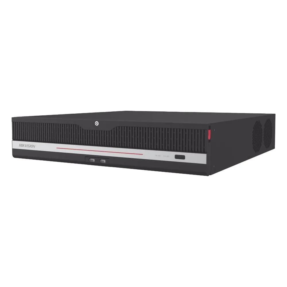 NVR 12 Megapixel (4K) / 64 Canales IP / 8 Bahías de Disco Duro / 2 Tarjetas de Red / Soporta RAID / HDMI en 4K / Soporta POS / Reconocimiento Facial / Bases de Datos / Hasta 100,000 Fotografías