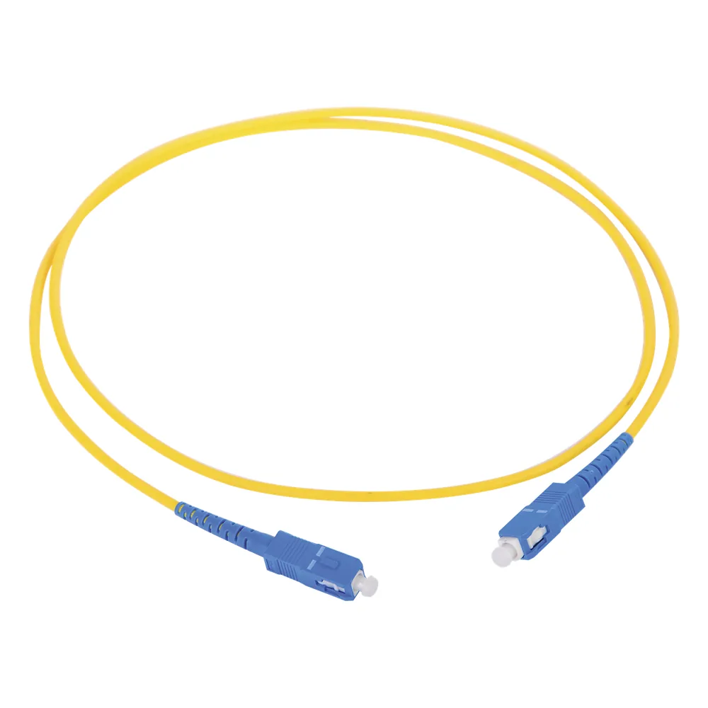 Jumper de Fibra Óptica Monomodo SC/UPC-SC/UPC Simplex de 1 metro, 3 mm