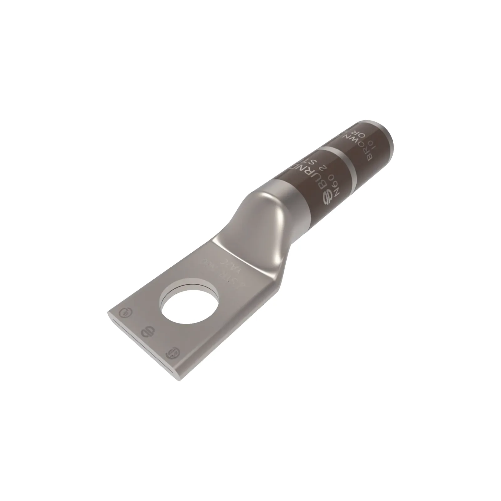 Zapata Terminal de Cañón Largo para Tornillo 5/16" y Calibre 2 AWG.