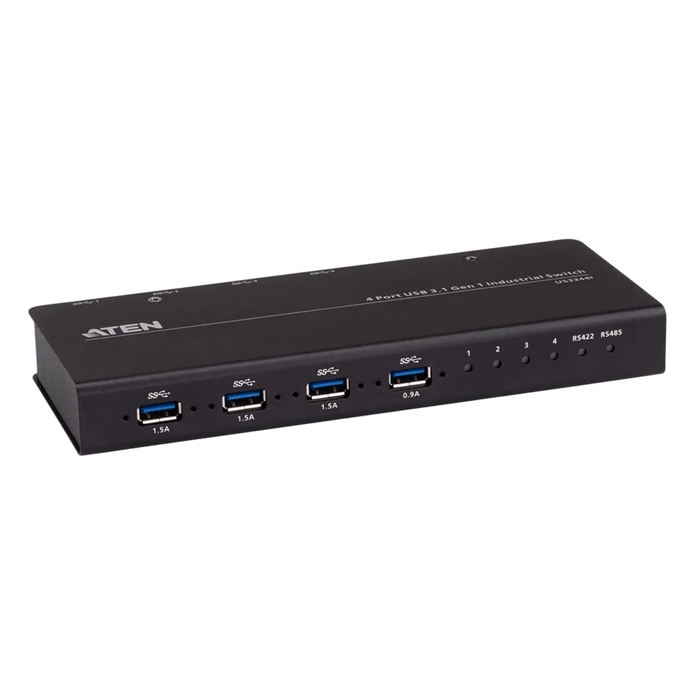 Conmutador concentrador industrial | 4 x 4 USB | 3.2 Gen 1