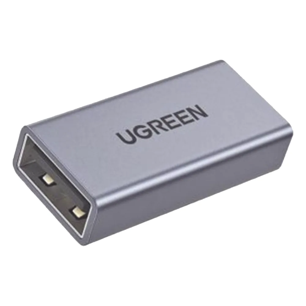 Adaptador USB-A Hembra a USB-A Hembra / USB 3.0 / Velocidades de Transferencia de Datos de Hasta 5 Gbps / Carcasa de Aluminio / Compacto y Portátil / Plug & Play / Compatible con Versiones Anteriores de USB