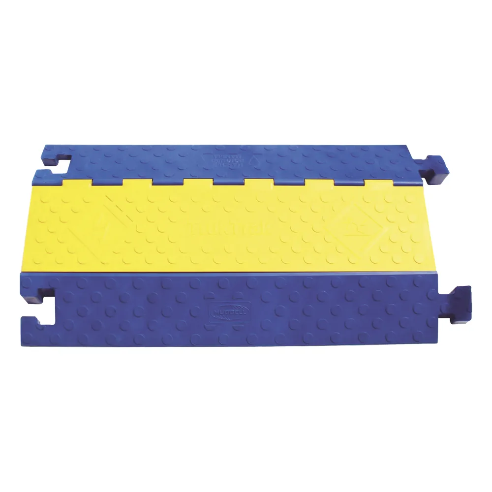 Gestión de Cableado Kellems / Truk Trak de 2 Canales / Color Azul y Amarillo