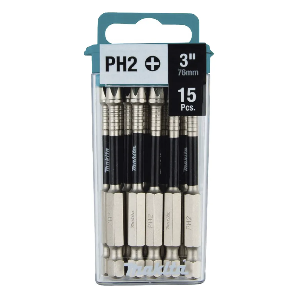 Broca Reforzada de 3" Phillips #2 Impact XPS®, Paq. c/15 piezas
