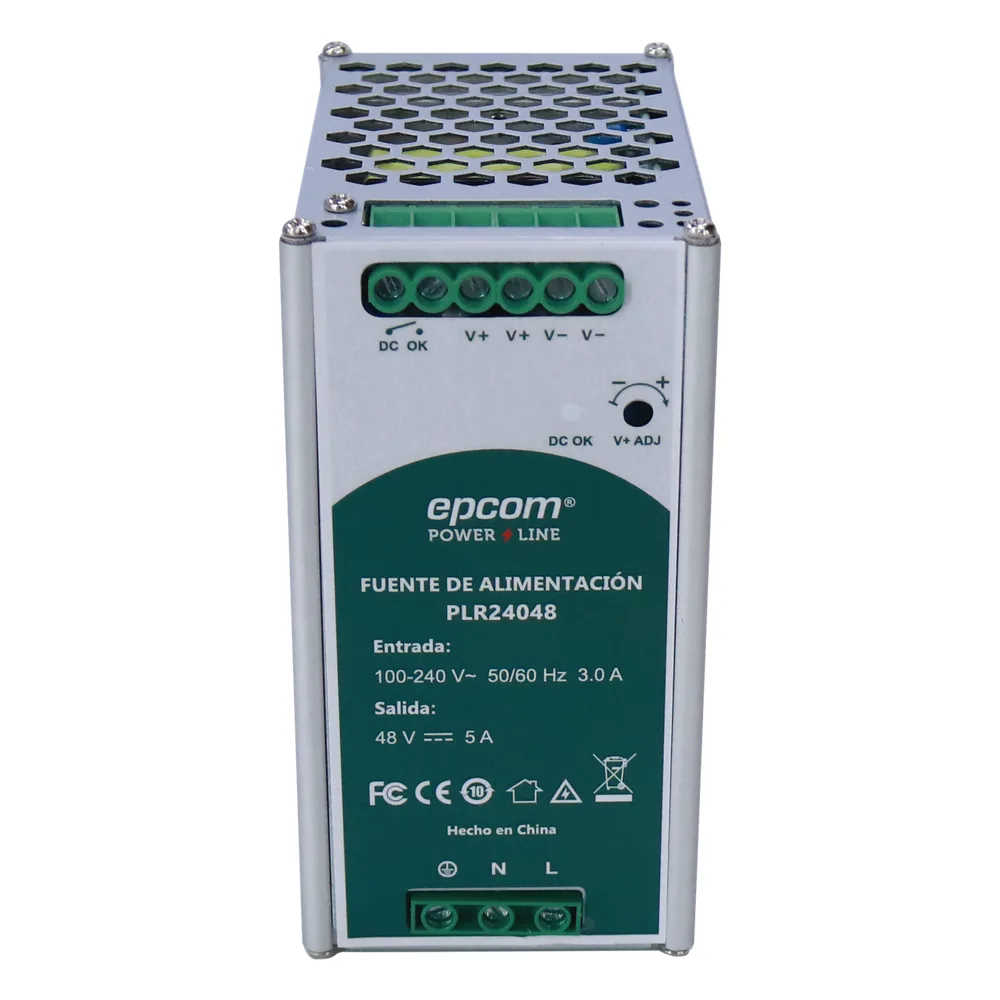FUENTE DE ALIMENTACION 48 VCC / DIN RIEL / 5 AMPERES / 240 W