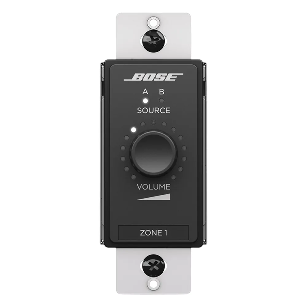 ControlCenter Controlador de volumen y seleccion de fuente (A/B) de zona digital | Negro