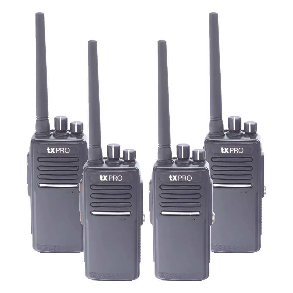 KIT de cuatro radios TX680AV y dos cargadores adicionales