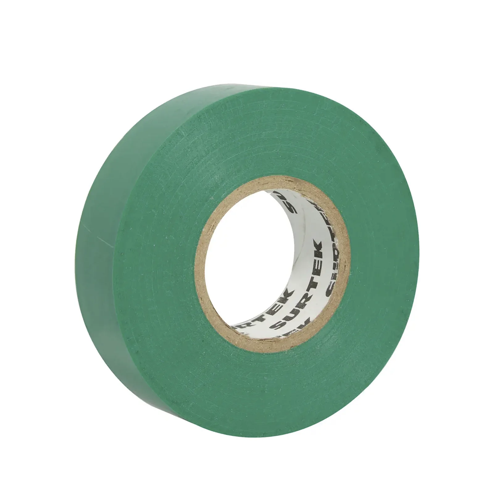 Cinta para aislar color Verde de 19 mm x 18 metros / Fabricada en PVC / Adhesivo acrílico.