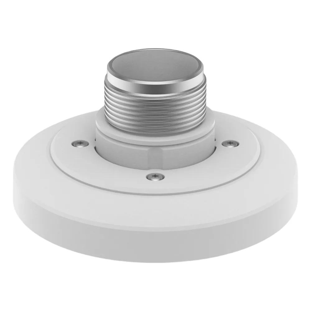 Adaptador tipo Plato necesario para montar en Pared o Techo Cámaras Hanwha serie QND, QNV-C