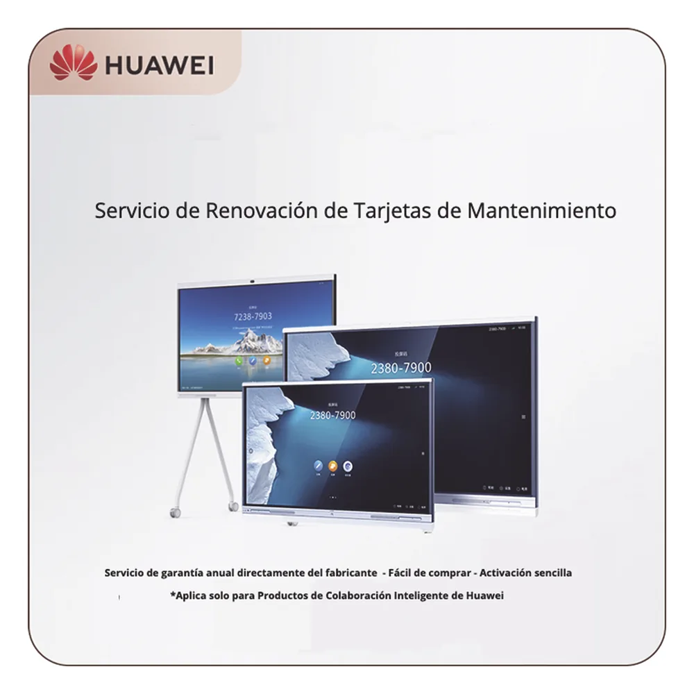 Tarjeta de Servicio de Mantenimiento HiCare RFR por un año para IdeaHub ICDOPSI5D, ICDOPSI5DV2, ICDOPSI7DV2, OPSW021Z y OPSW022Z