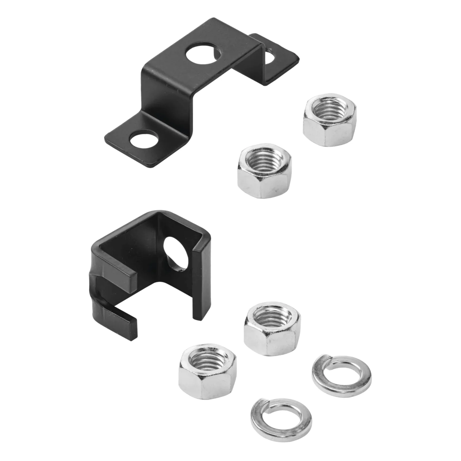 Kit de Soporte a Techo / Para Charola Tipo Escalerilla / Acero Dulce / Acabado Plateado / Varilla 5/8 in (16 mm)