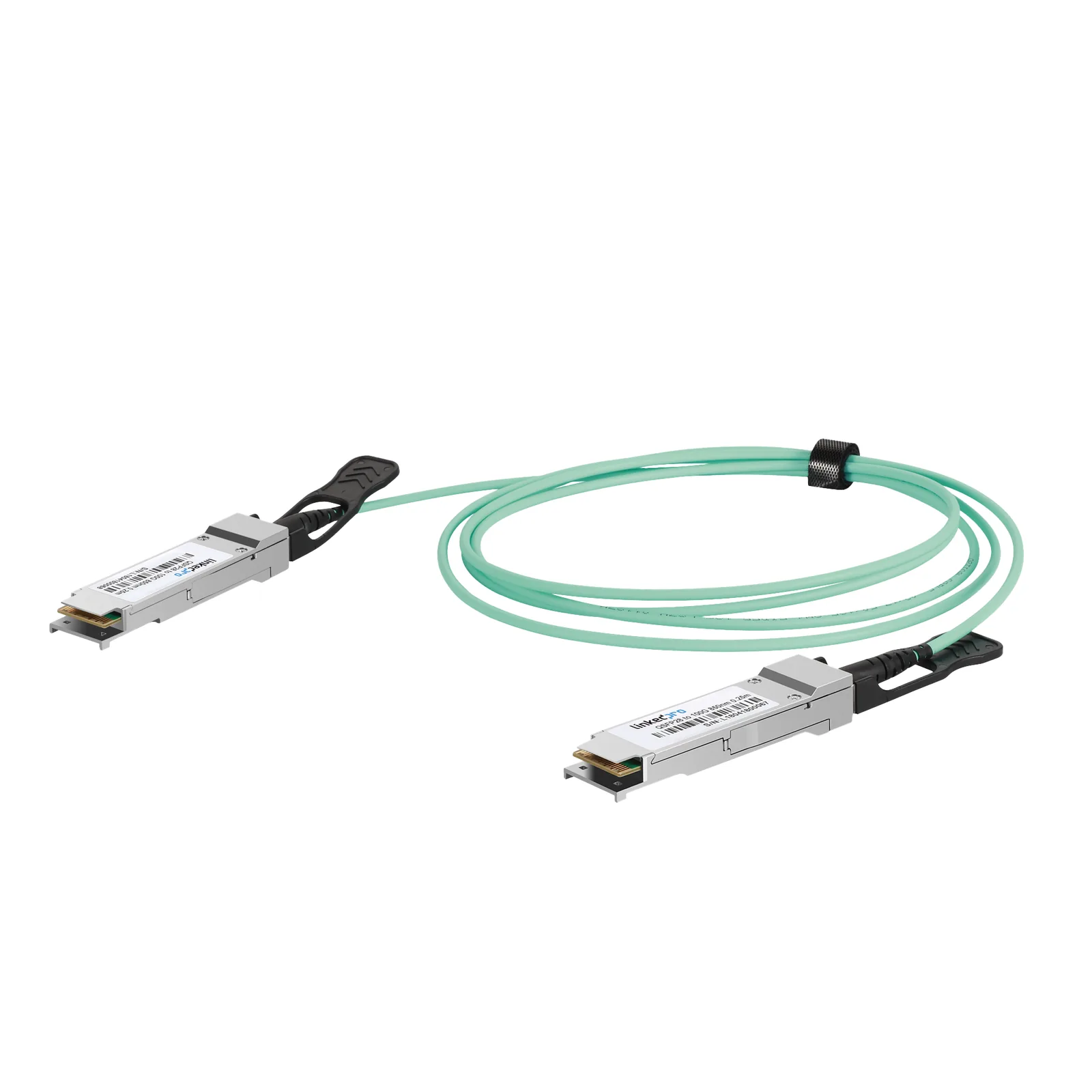 Cable AOC QSFP28 de 100 Gbps a 100 Gbps / Cable de fibra óptica Activo / Longitud: 2 metros