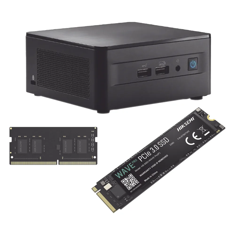 ASUS NUC KIT / ESTACION DE TRABAJO / CORE I5 12VA GENERACION / RAM 16GB / SSD 256
