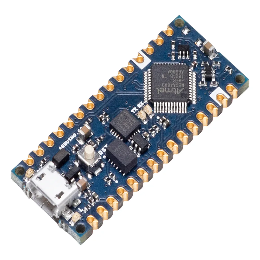 Placa de Desarrollo Arduino Nano Every / Microcontrolador ATmega4809 20 MHz / 48 KB Flash / 6 KB SRAM / USB-C Serial Bridge / Compatible 5V / Formato Nano / Maker y Robótica