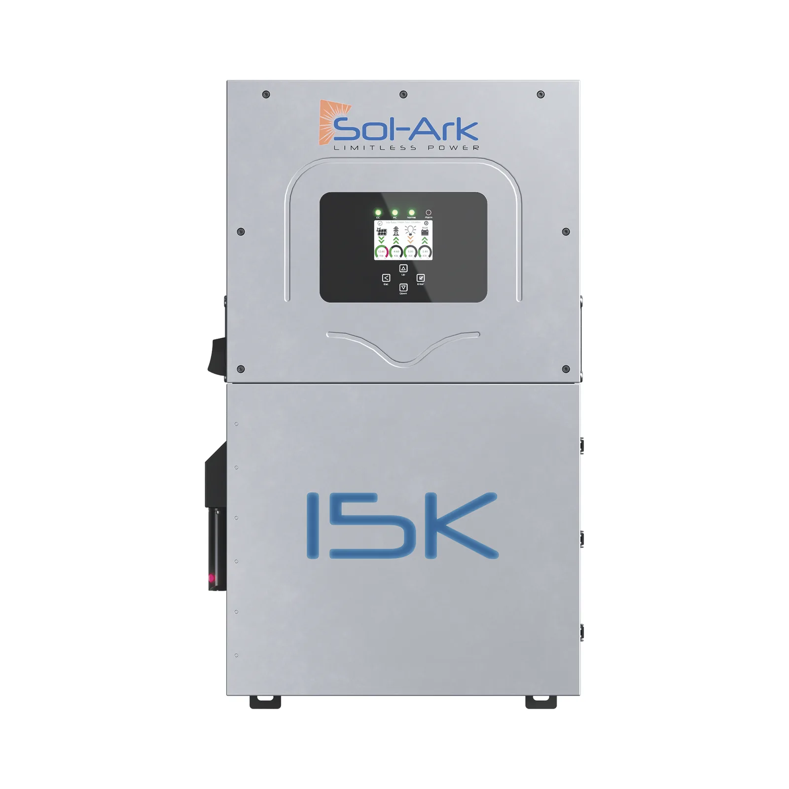 Inversor Hibrido SOL-ARK, 15 Kw, 220 Vcc, Fase Dividida, IP65, Entrada de Baterías a 48 Vcc