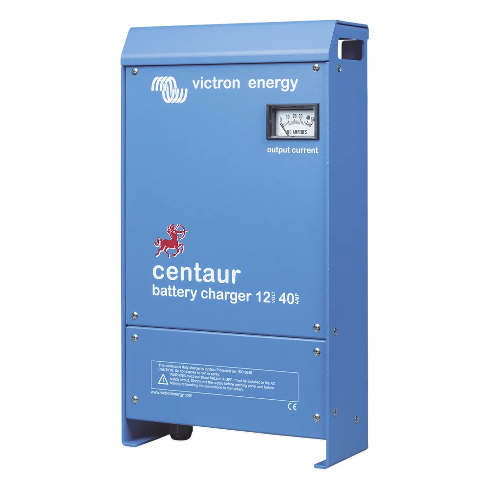 Centaur 12/40 / Cargador de Baterías 12V, 40A / Para Ambientes Marinos y Terrestres. / Bancos de 160 a 400 Ah