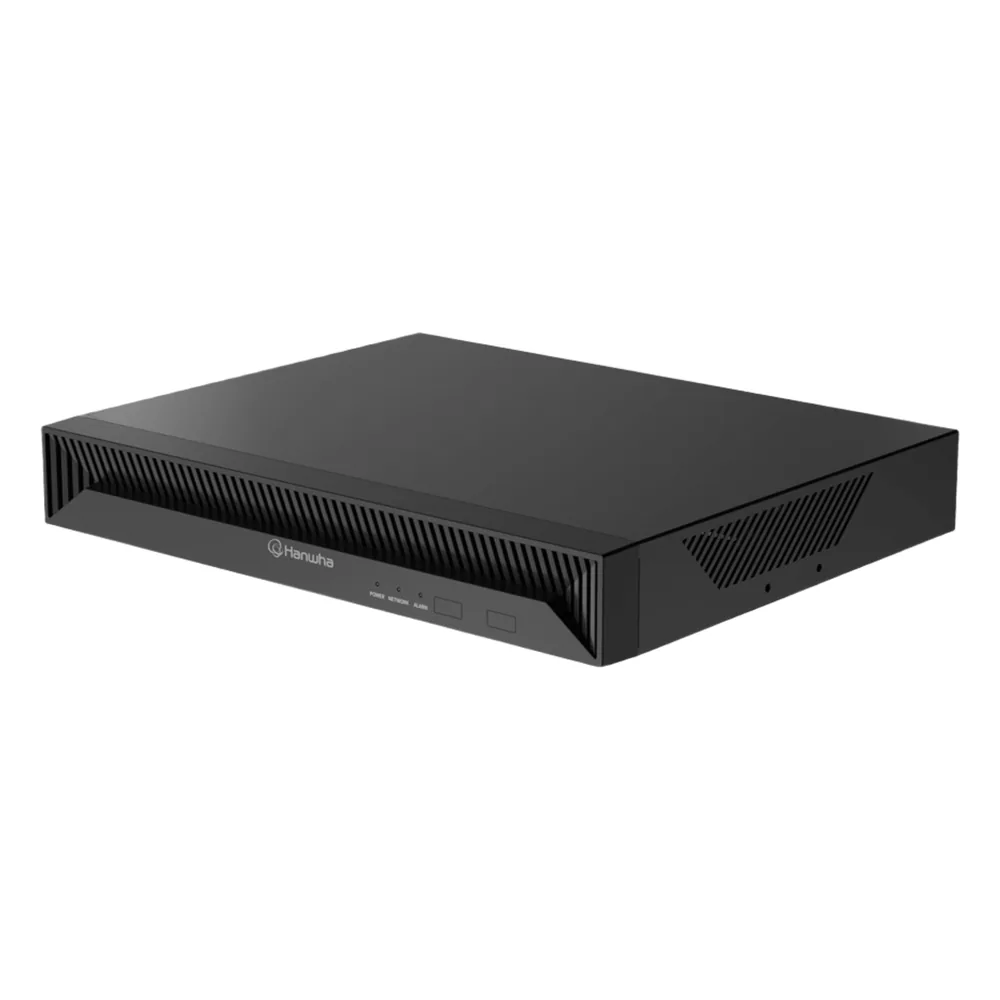 Caja de analiticos de inteligencia artificial 8 canales para camaras Hanwha, Deteccion de personas y vehiculos, conteo de personas y vehiculos, analiticos de intrusion