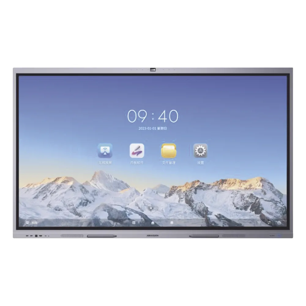 Pantalla Interactiva Touch de 86" Android 13 / Google Suite Preinstalado con Certificación EDLA / Cámara Web 8 MP / Resolución 4K / Bocinas Integradas / Entradas HDMI y VGA / Incluye 2 Lápices para Escribir