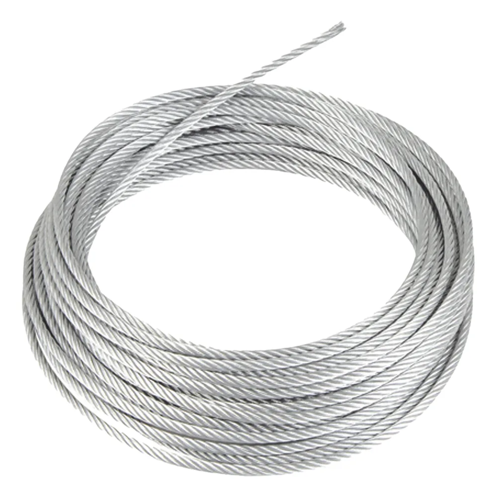 Rollo o carrete de 50 Metros de Retenida de 1/8" de Alta Resistencia, Galvanizado clase A.