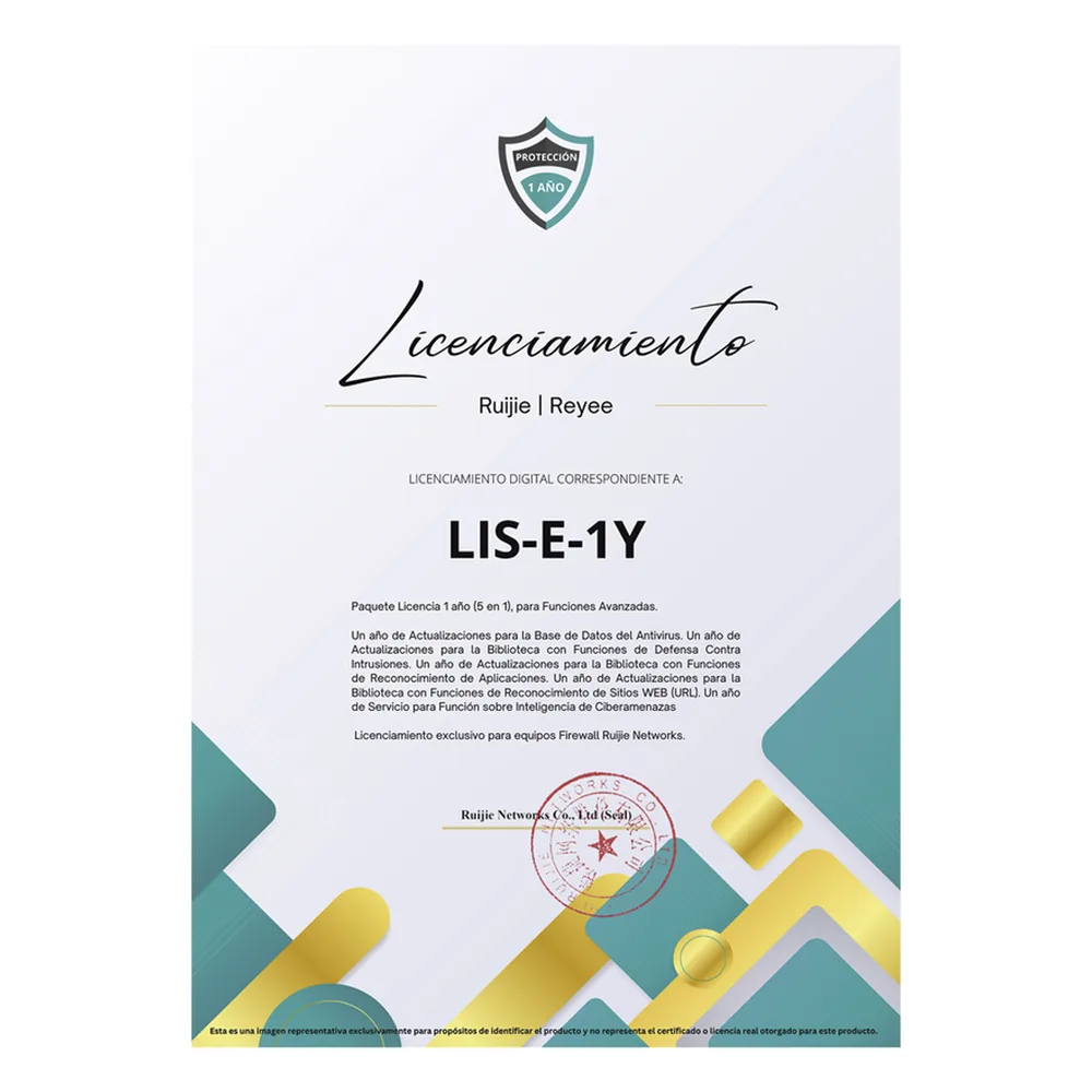 Paquete Licencia 1 año (5 en 1), para Funciones Avanzadas Firewall modelo Z5100 series