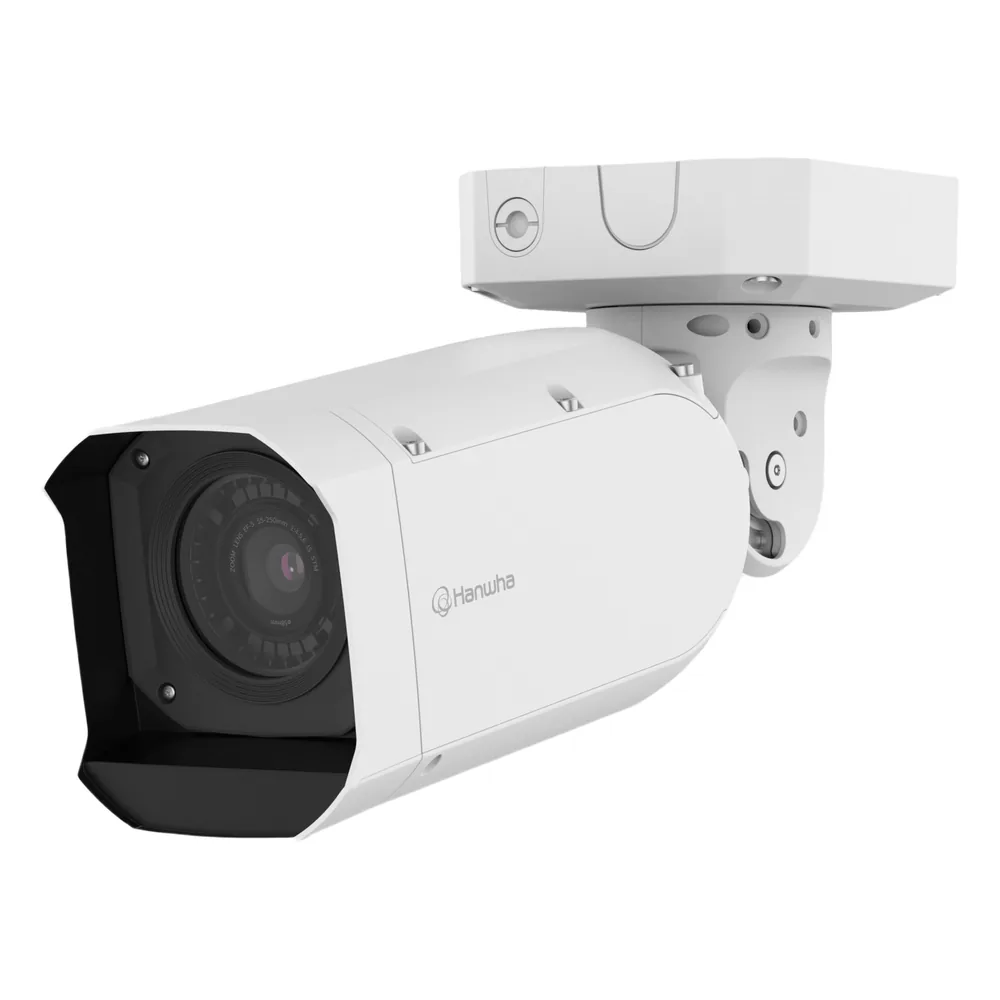 Camara IP Tipo Bala Ultra Resolución 26MP IA / Lente Varifocal 55-250mm / IP66-IP67-NEMA4X / PoE++ / Detección de Movimientos Avanzada / Secure Element FIPS 140-3 Nivel 3