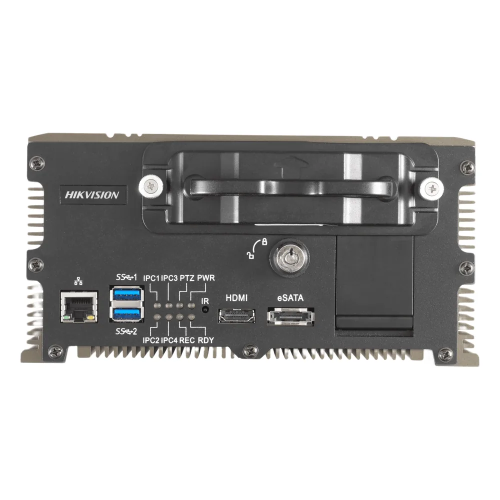DVR Móvil 2 Megapixel (1080p) / 4 Canales TURBOHD / Tecnología IA Integrada / Soporta 4G / WiFi / GPS / Sensor G / Soporta 2 Memorias SD (512 GB c/u) / Alarmas I/O