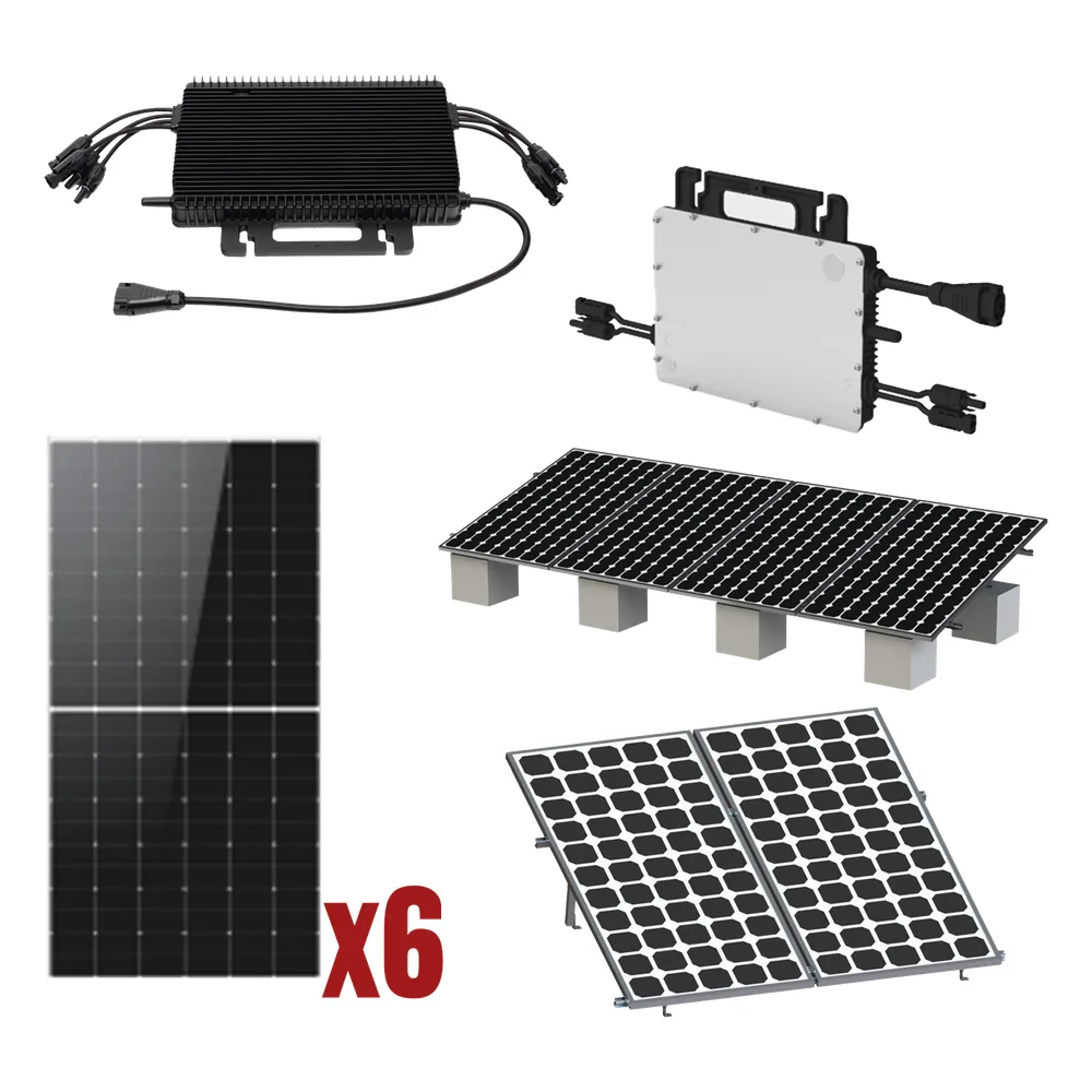 Kit Solar Interconexion / 3kW 220Vca / Microinversores HOYMILES / Montaje Incluido