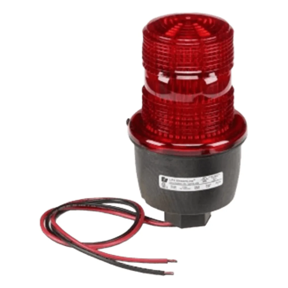 Luz de advertencia LED serie Streamline, 12- 48 Vcc, roja