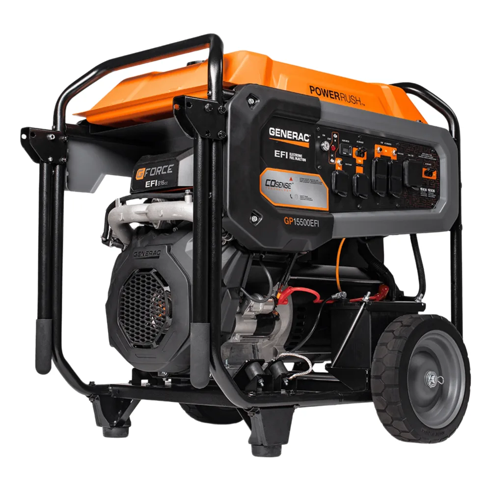 Generador Inversor Portátil a Gasolina, 15 kW, 120/240Vca, Arranque Eléctrico