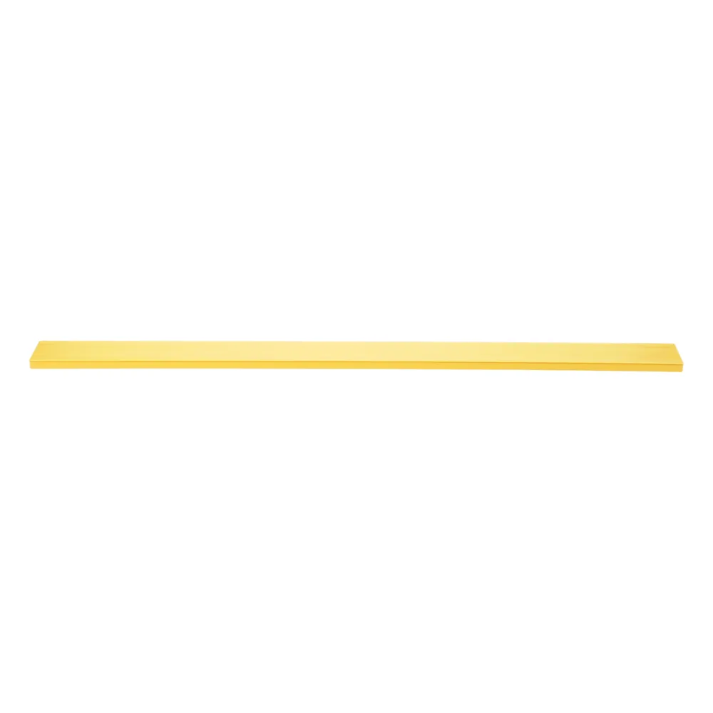 Tapa para Canaleta Ranurada Tipo H, de 2 in de Ancho, 3048 mm de Largo, Color Amarilo