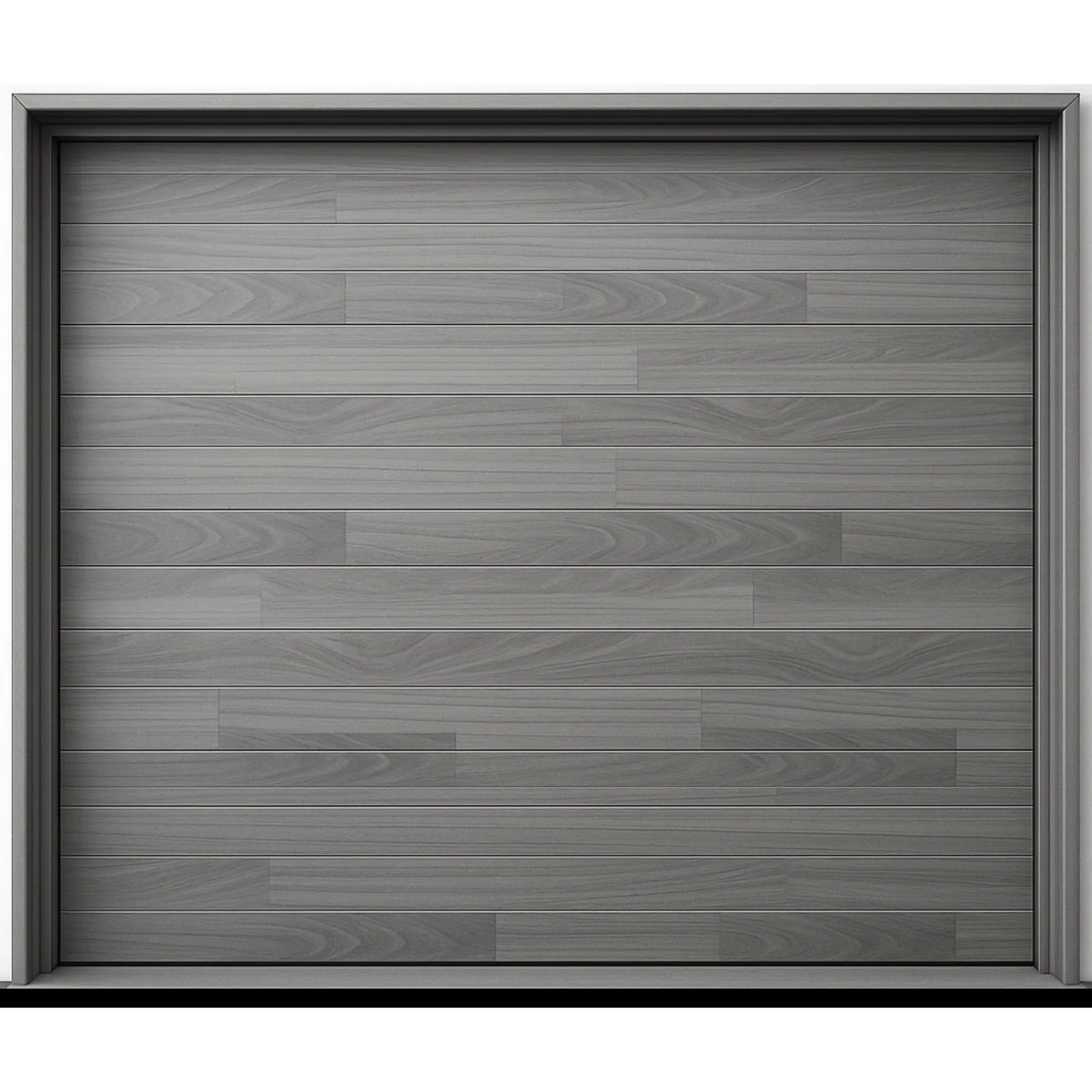 Puerta de Garage de Alta Calidad / Estilo Americano / Acabado Laminado PREMIUM / Color Gris / 8x7 Pies.