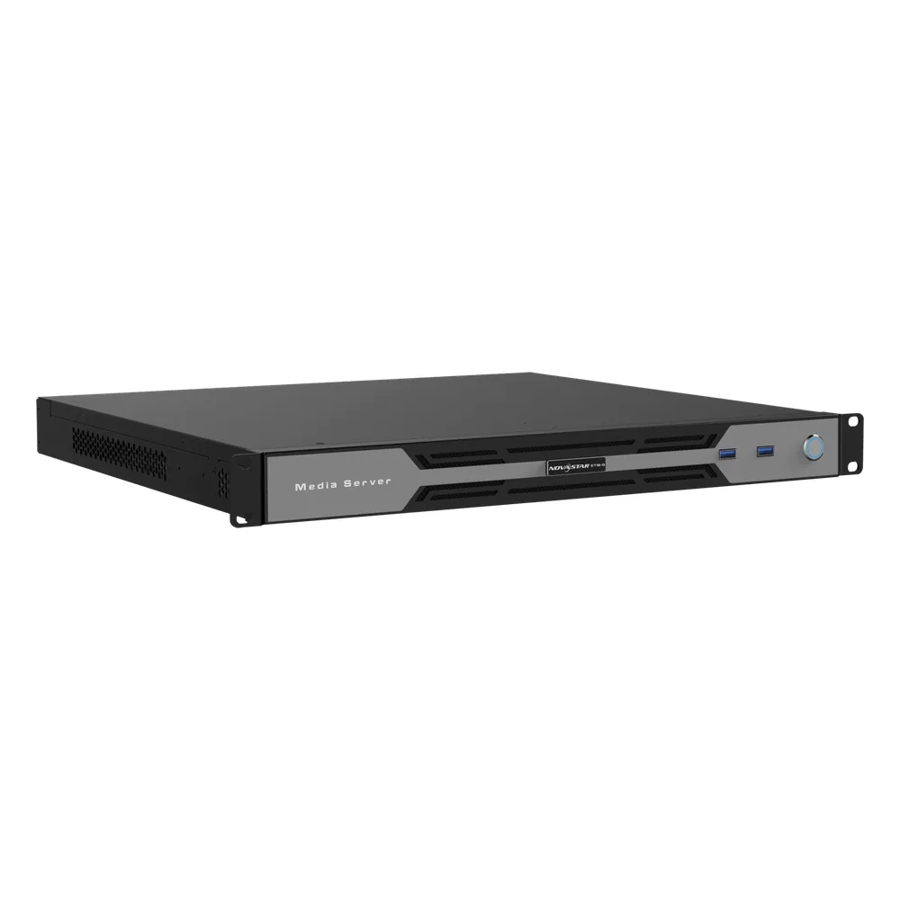 Servidor de Medios ET1S-G / 1x Salida 4K×2K@60Hz / 4x Salidas HDMI 1.3 / 1x Salida DP 1.2 / 16 GB RAM / 250 GB SSD / Windows 10 Enterprise LTSC / Kompass FX1