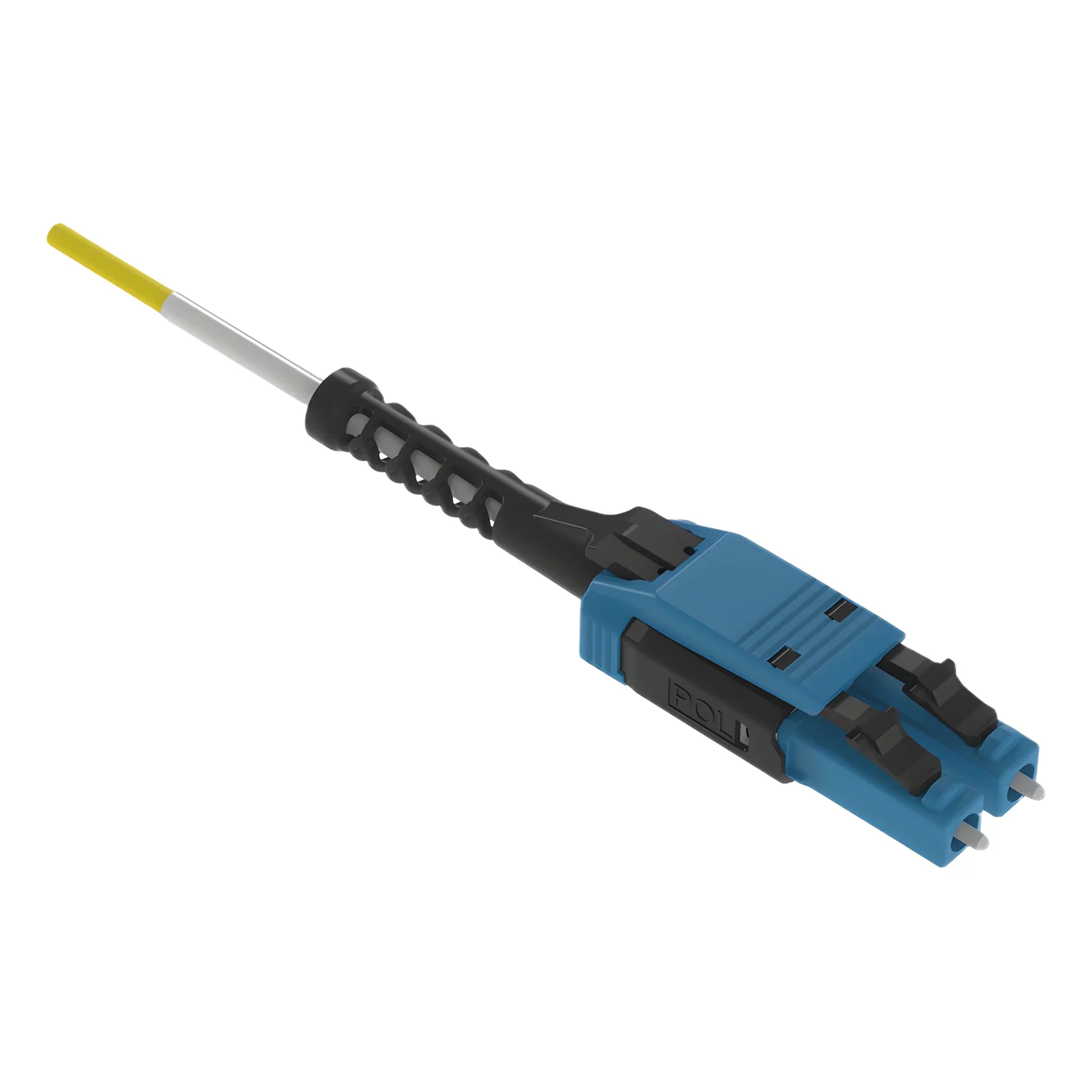 Jumper de Fibra Óptica Monomodo 9/125 OS1/OS2, LC-LC Uniboot Duplex, LSZH, Color Amarillo, 5 Metros