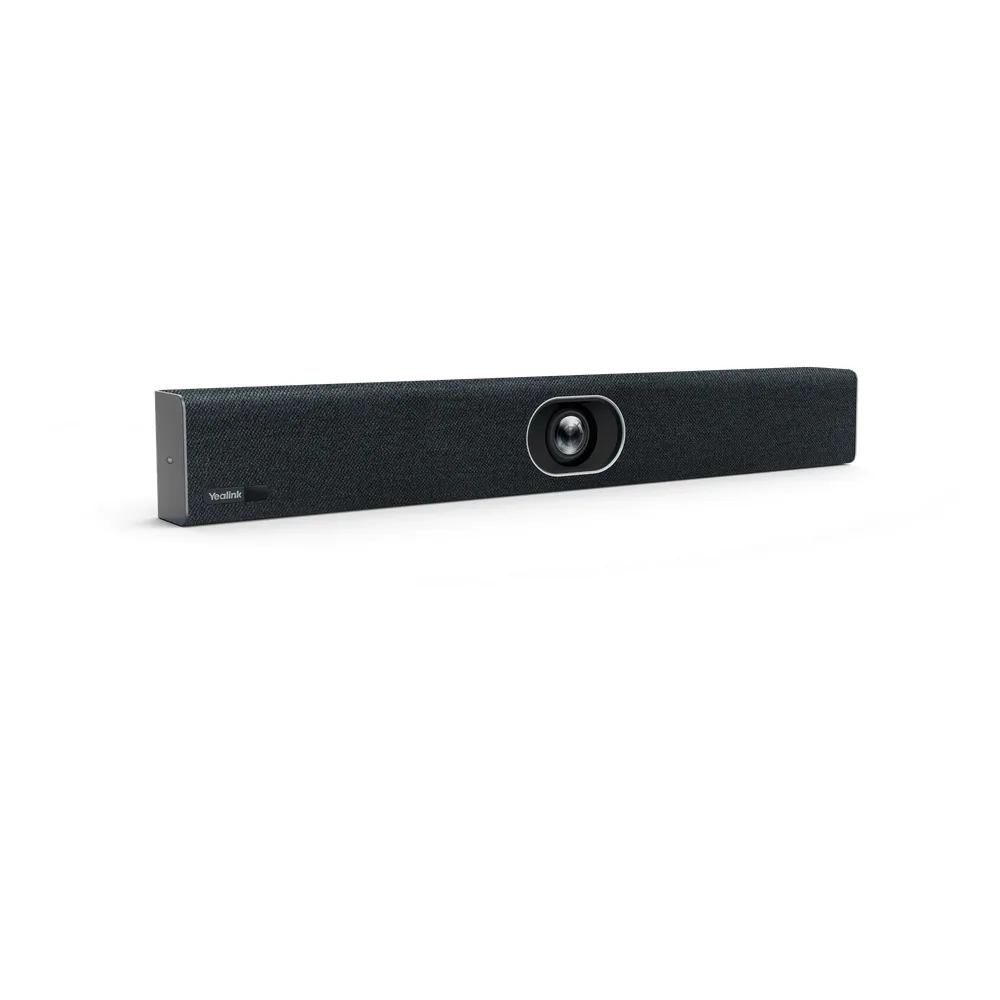 Barra de Videoconferencia Yealink UVC 40 E2 para Salas Pequeñas con IA Avanzada y Seguimiento Automático de Orador