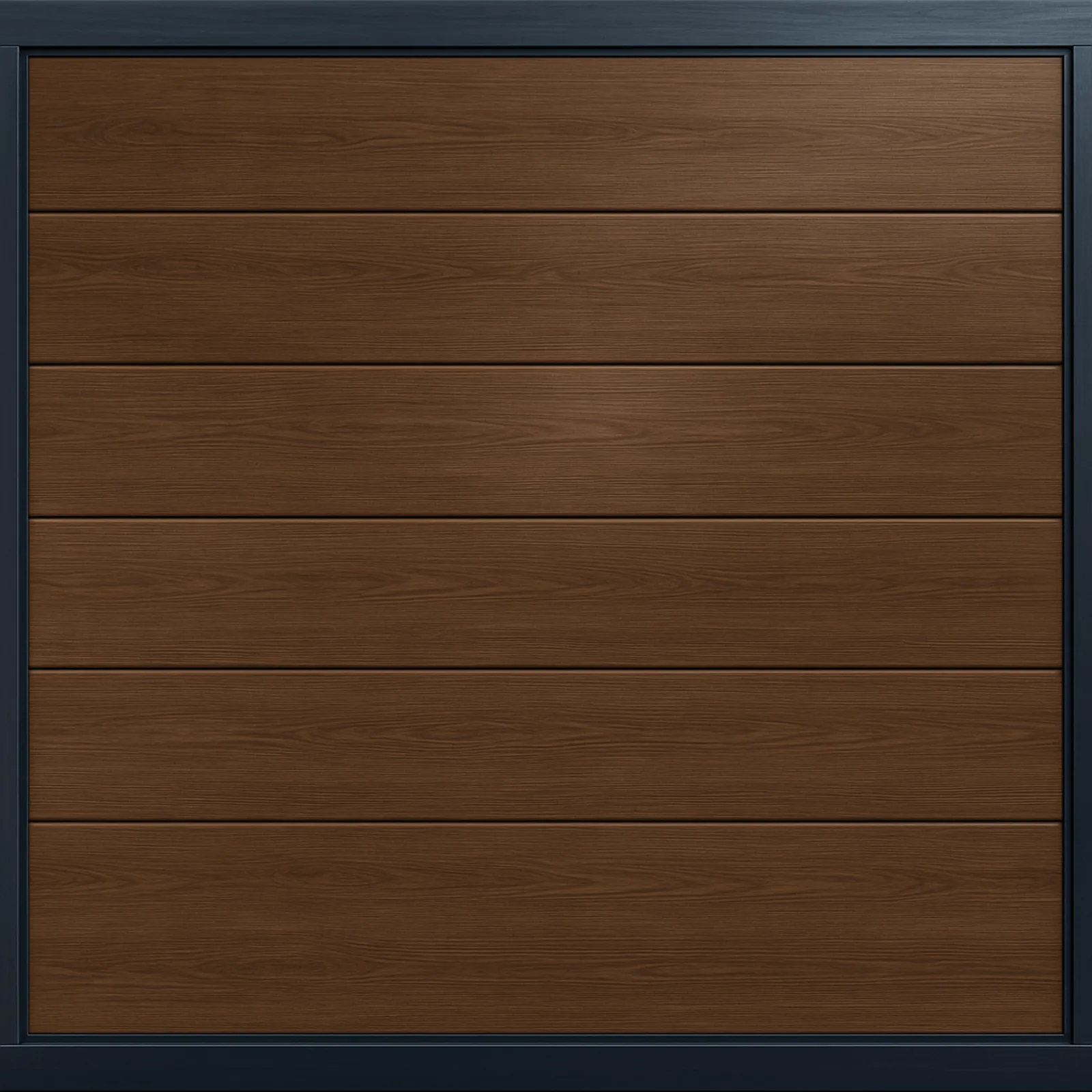 Puerta de Garage de Alta Calidad / Linea Central / Imitacion madera / oscura / 18x8 pies / AISLADA / Estilo Americana.