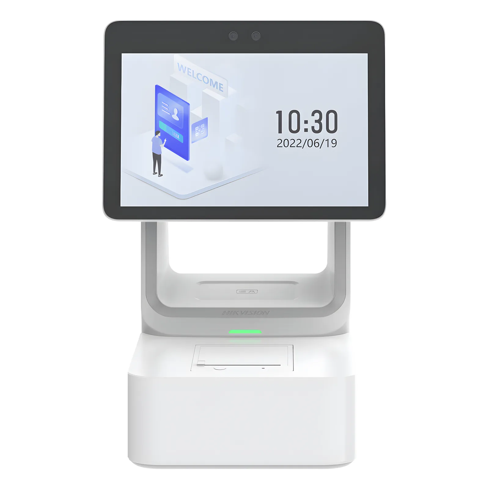 Terminal para Registro de Visitantes con Android 11 / Pantalla Touch de 10.1" / Función Standalone o por Software