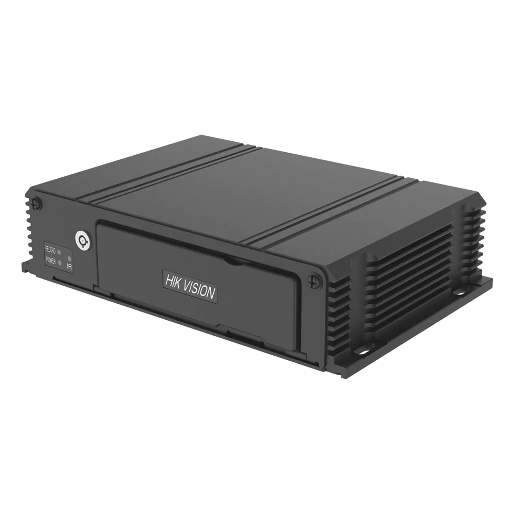 Grabador de Video Móvil AE-MD5043-SD Series / 4 Canales HDTVI-AHD-CVBS / SD Card Hasta 256 GB / 4G Integrado / GPS y GLONASS / Chasis de Aluminio Sin Ventilador / Compatible con H.264 y H.265