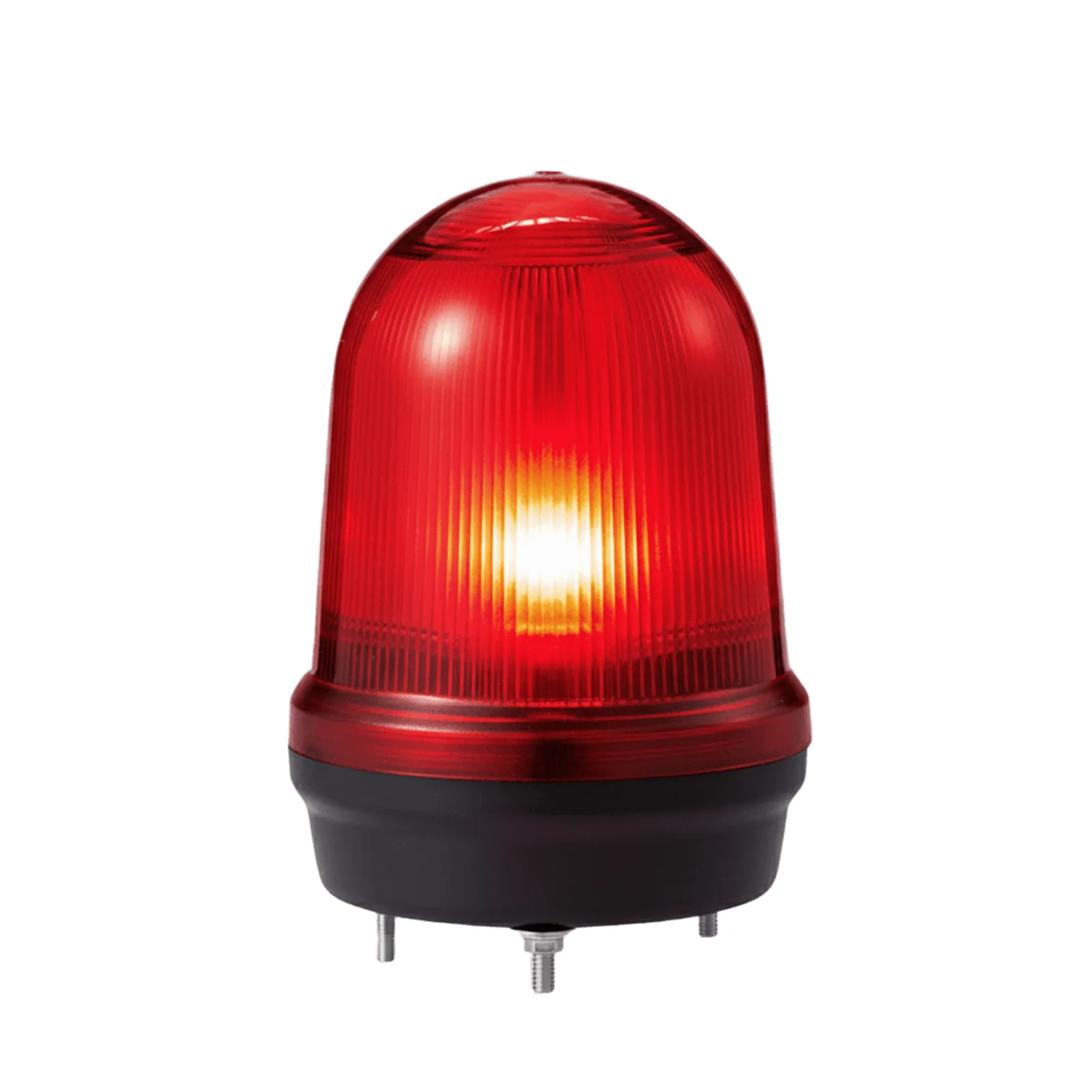LED con patrones fijo/intermitente, estroboscópico y simulación rotatorio, Color Rojo de 110-220 VCA