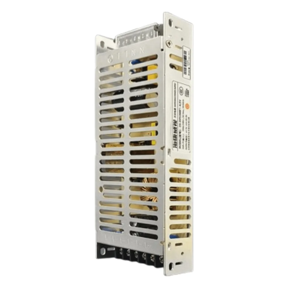 Fuente de Alimentación 5V DC / 40A / 200W / Protección Cortocircuito y Sobrecarga / Rango Temperatura -40°C a 70°C / Eficiencia 87% / Factor Potencia ≥0.48
