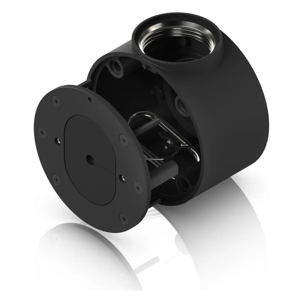 Camera Compact Junction Box – Caja de Conexiones Antimanipulación para Cámaras Compactas Dome y Turret Color Negro