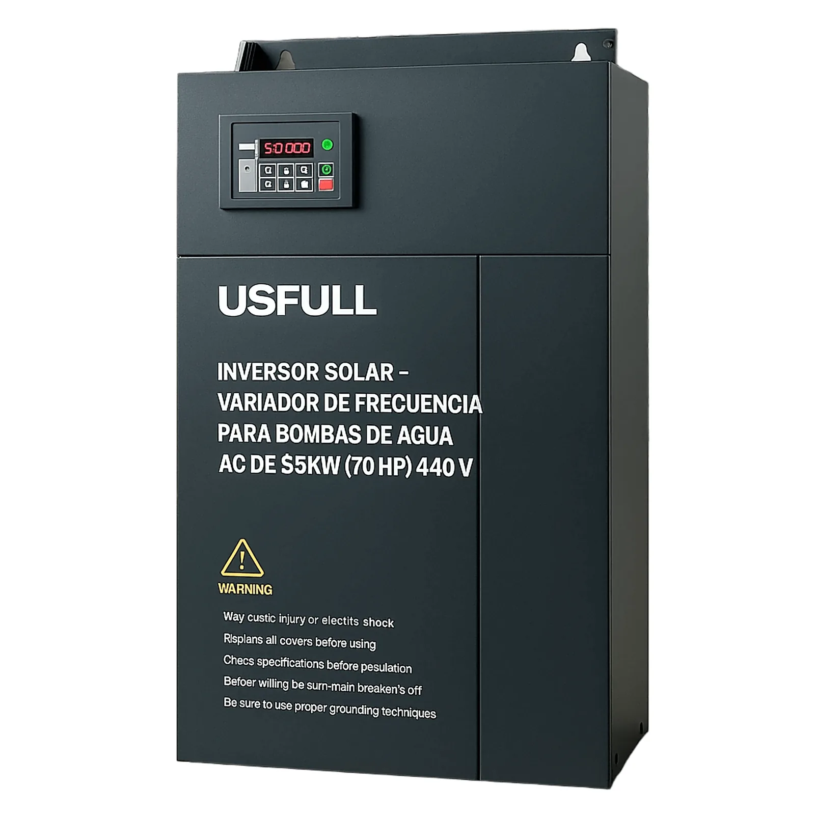 Inversor Solar - Variador de Frecuencia para Bombas de Agua AC de 55KW (70 HP) 440V: Potencia y Eficiencia para Aplicaciones Exigentes