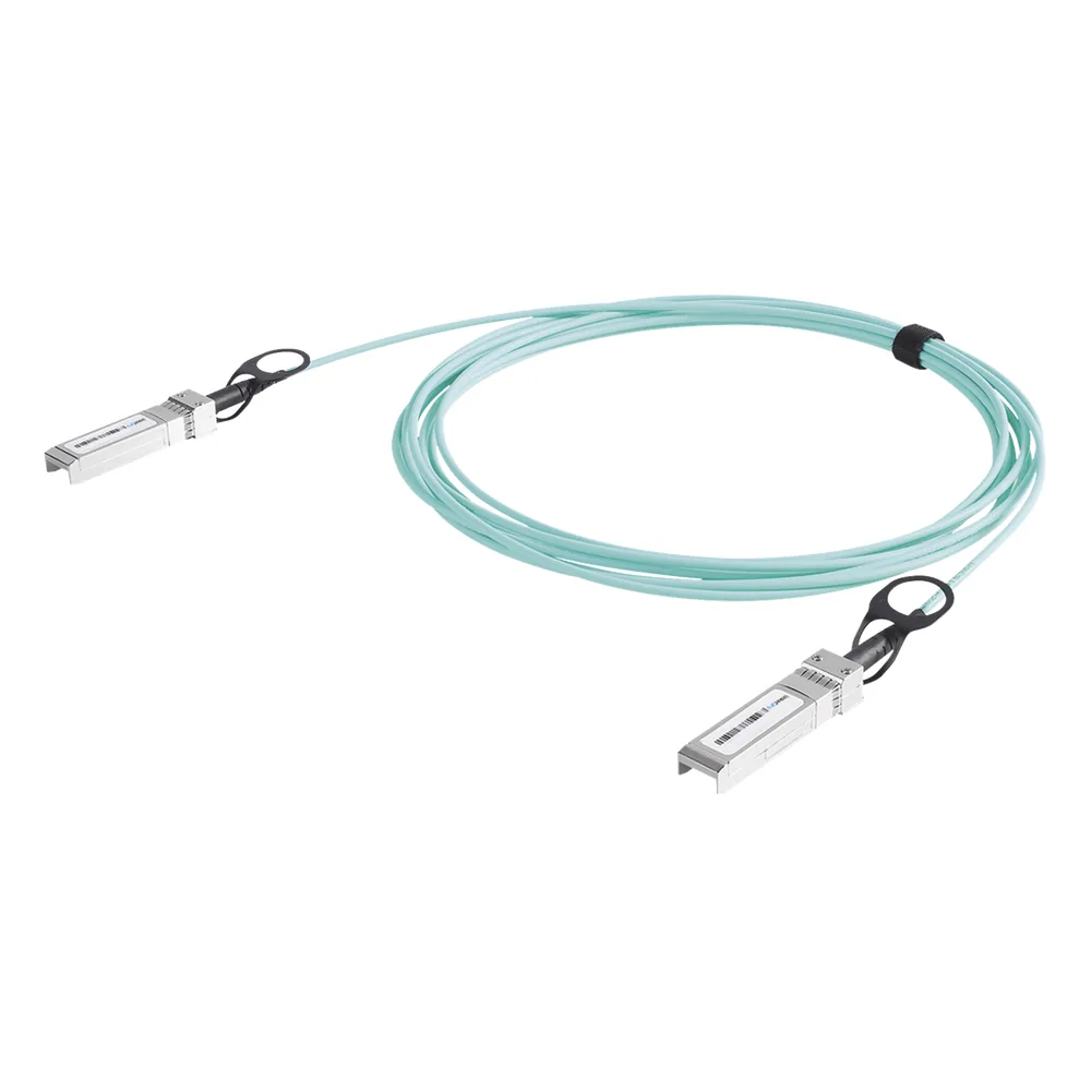 Cable AOC SFP+ de 1&10 Gbps a 1&10 Gbps / Cable de fibra óptica Activo / Longitud: 30 metros
