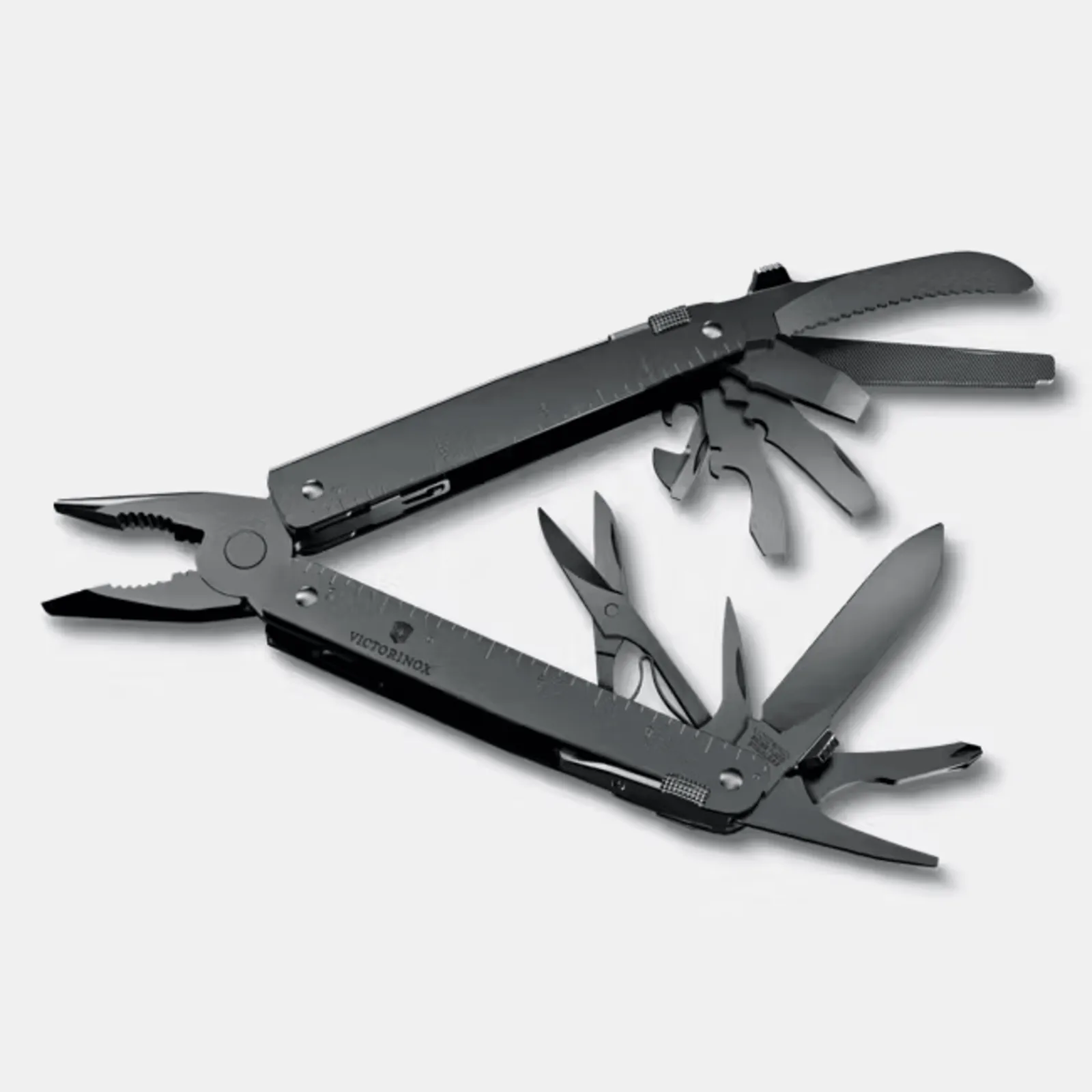 Navaja Multiuso Victorinox Swiss Tool / 26 Funciones / Acero Suizo / Punta Fina / Dimensiones 115 x 45 x 19 mm / Color Negro