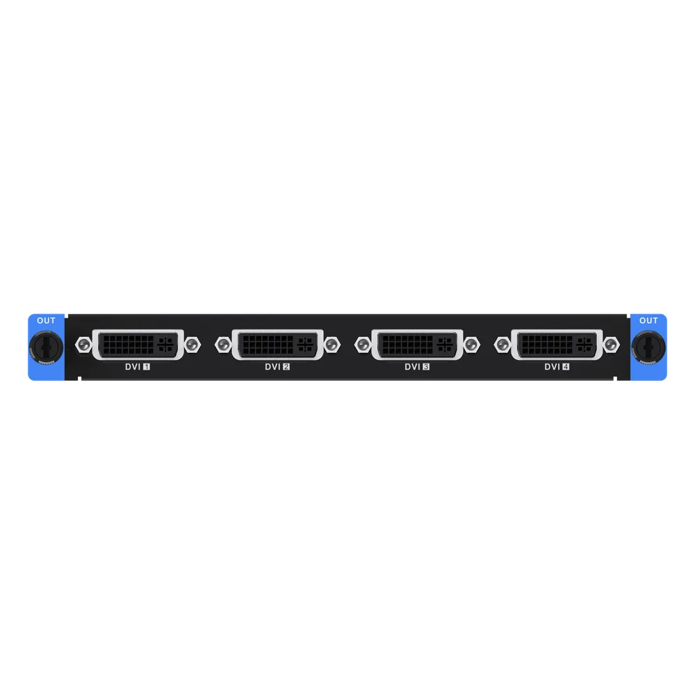 Tarjeta de Salida DVI 4 Canales / 1080P @ 60 Hz / 2.6 MP por Puerto / 16 Capas Video Wall / Compatible Serie C66S