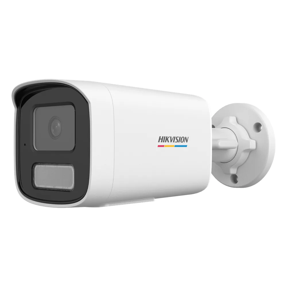 [Dual Light + ColorVu] Bala IP 2 Megapixel / Lente 4 mm / 50 mts IR + 50 mts Luz Blanca / Micrófono Integrado / ACUSENSE Lite / Exterior IP67 / dWDR / PoE / Micro SD