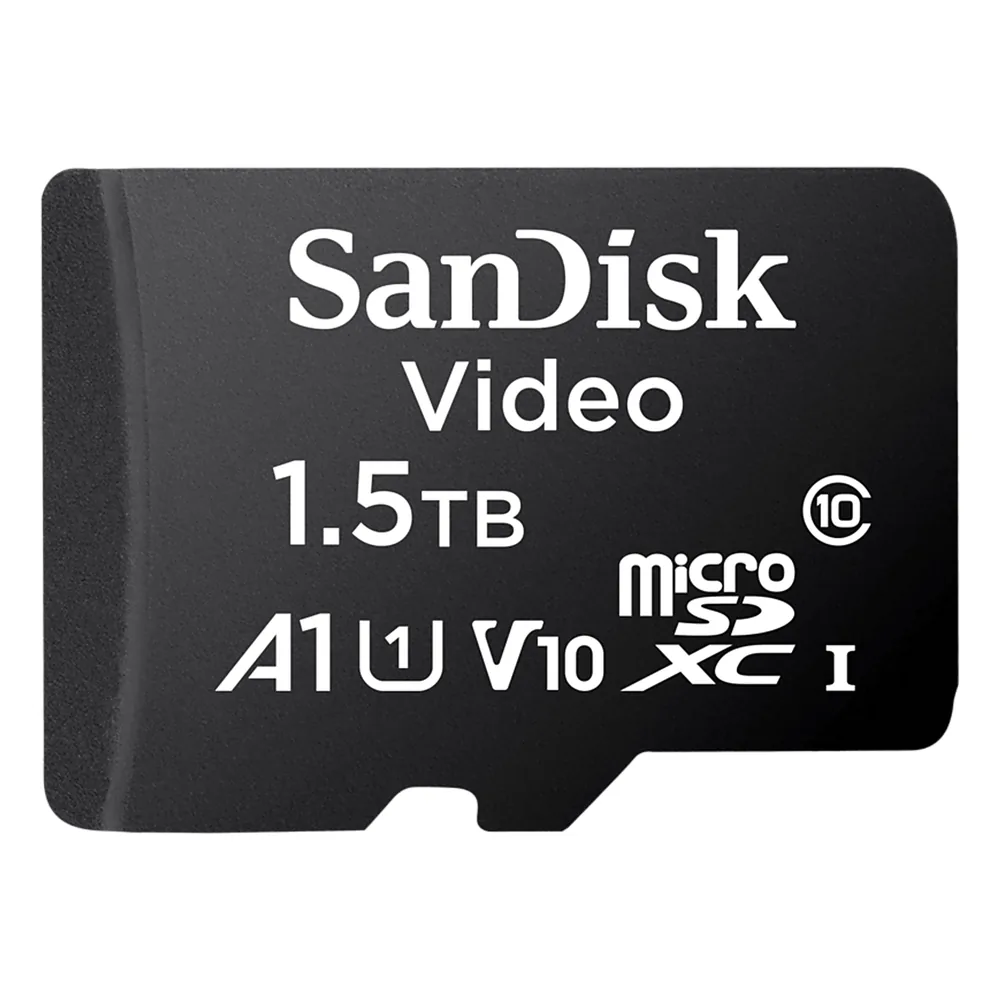 Memoria microSD SanDisk 1.5TB (1500 GB) / Alta Resistencia / Videovigilancia / Clase 10