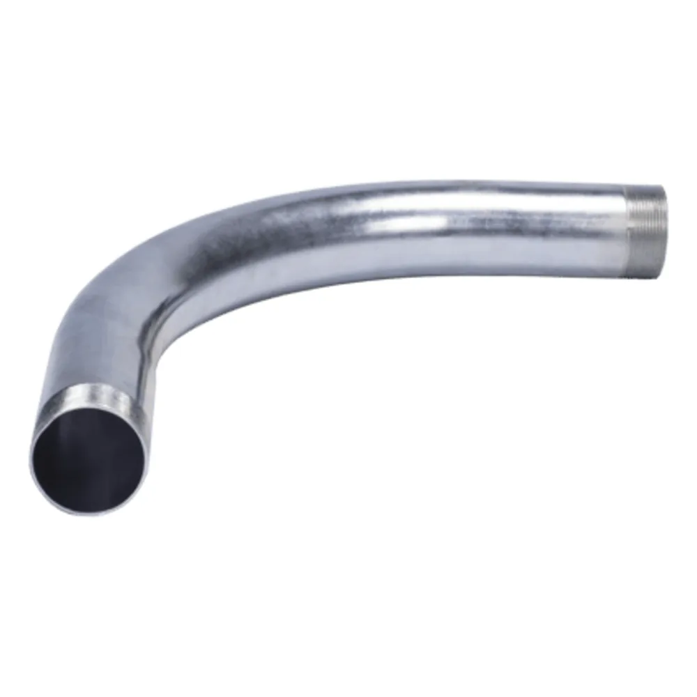 Codo de 1" ( 25.4 mm) para Tubo Pared Gruesa (IMC) / Galvanizado / Etiqueta Amarilla.