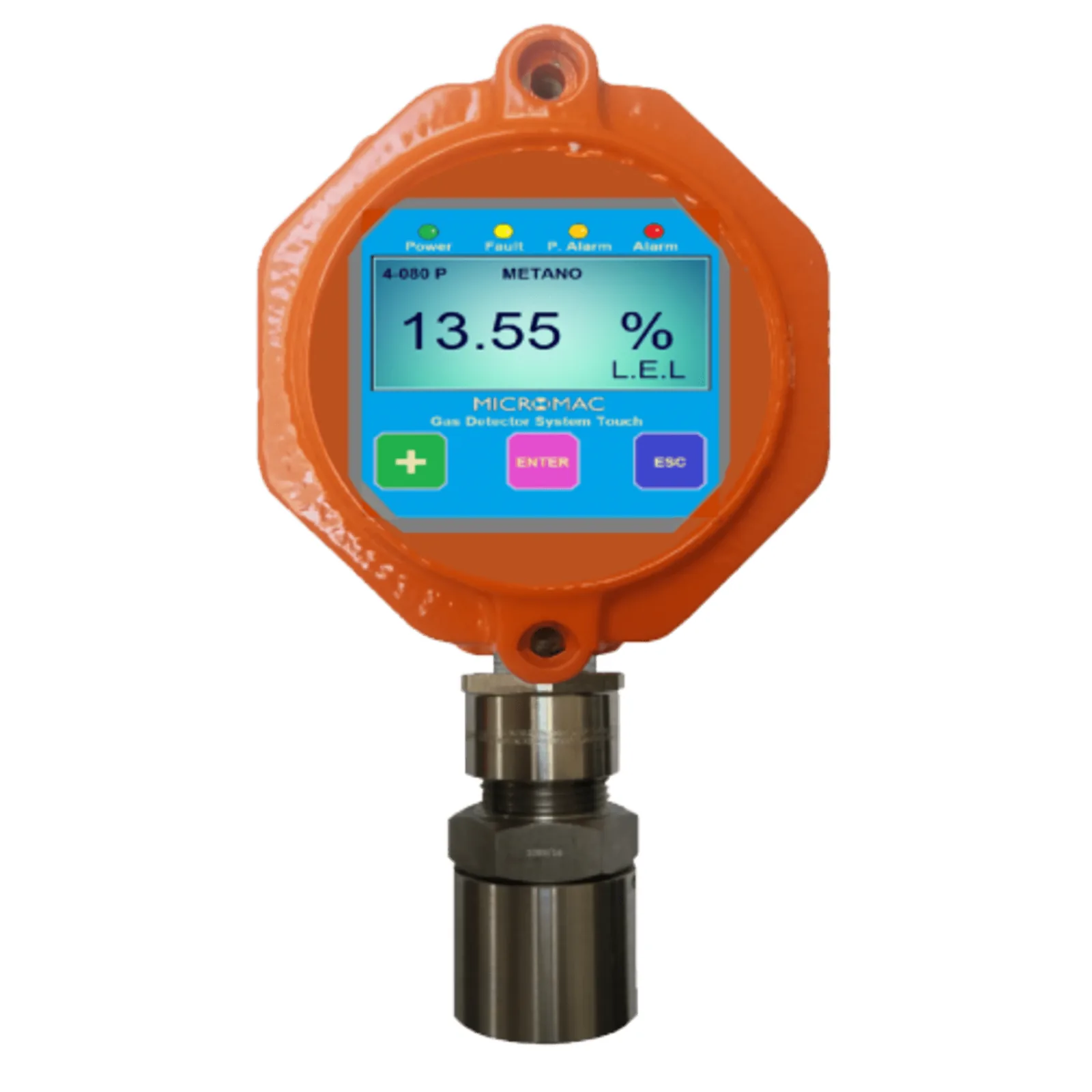 Detector en contenedor antideflagrante